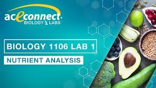 Biology Lab || Nutrient Analysis