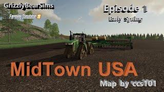 Farming Simulator 19 ᴴᴰ Midtown USA - by CCS101 - Let's Play  Episode 1