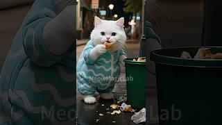 Abandoned kitten finds home & love #cat #kitten #catlovers #sadcatstory #rescuecat #cutecat #aicat