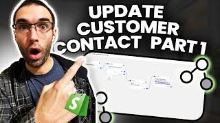 Shopify flow update customers contact number | easiest tutorial 2024 | FREE | Part 1