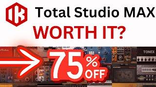 IS TOTAL STUDIO MAX 4 WORTH IT at 75% OFF - AmpliTube MODO BASS DRUMS SampleTank T-RackS MixBox