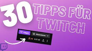 30 Tipps in UNTER 10 Minuten um DEINEN Stream zu verbessern! / Stream Tutorial 2021