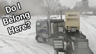 Deliveries During Upstate New York Lake Effect Snow.   Orwell Is Limping