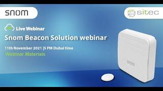 Snom Beacon Solution webinar 11 11 2021