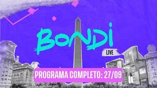 ▶️ PROGRAMACION COMPLETA 26/09 | BONDI LIVE