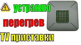 Ремонт ТВ приставки - кардинальное устранение перегрева android TV box TX6 mini, замена радиатора