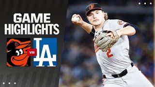 Orioles vs. Dodgers Game Highlights (8/27/24) | MLB Highlights