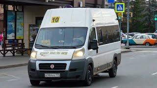 поездка на микроавтобусе Нижегородец-FST613 (FIAT Ducato), а984хе174, (2012 г.в), маршрут 10