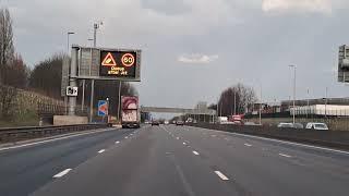 Speed camera flash caught the vehicle on the M62 Motorway. Spot the Flash Challenge