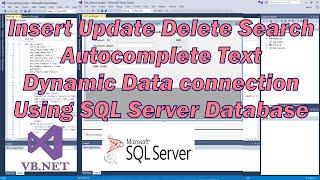 insert update delete in vb.net Using Microsoft SQL Server