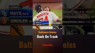 Rays vs Orioles Game Highlights #baltimoreorioles #tampabayrays #mlb #birdland #orioles #shorts