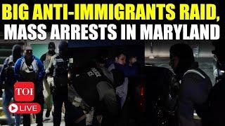 U.S. Raid LIVE | Terrifying Anti-Immigration Operation In Maryland; Mass Arrests On Camera