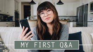 MY FIRST Q&A // How to become a YouTuber, kids, Past Jobs!