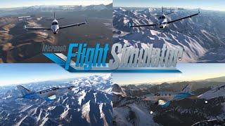 Himalayas TBM 930 Group Flight - Microsoft Flight Simulator - with SizzlingPopcorn