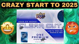 KICKING OFF 2025 WITH A ______ 2022-23 Upper Deck Clear Cut Box Break and HUGE Mail Pickups