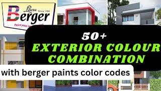 Berger paints exterior house painting color ideas 2023 / berger paints colour combination #berger