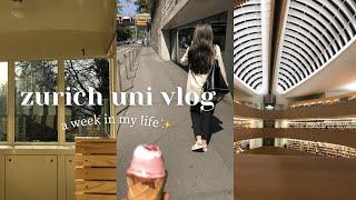 Zurich Uni Vlog | Week in life as a student @University of Zurich