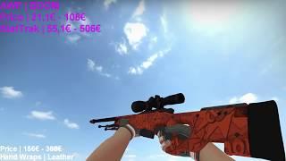 CS GO   AWP   All Skins Showcase + Prices 2018