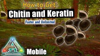 How to Get Chitin and Keratin Faster | Ark Survival Evolved Mobile Beginner Guide (Android/iOS)