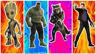 Grut  Hulk  Ranger  Strange   Tiles Hop EDM Rush