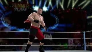 Brock Lesnar makes his entrance in WWE '13 (Official)