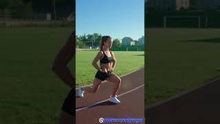 ‍️ Fitness & Yoga: Reverse Lunge Exercise for Flexibility, Strength & Wellness Asana