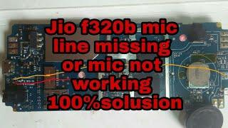 Jio f320b mic jumper Jio f320b mic ways / Lyf Jio f320b black mic not working problem solution