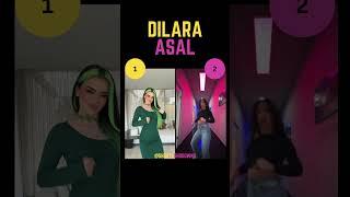 Dilara vs Asal  Dance Challenge Rate 1 or 2  #tiktok #dance #fpy #trending