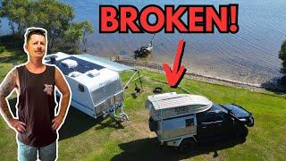 We have found the BEST campsite but something has gone wrong!