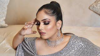 Leena Bhushan inspired Cocktail Look|| Makeup Tutorial || Easy Makeup || Easy Smokey Dark Eye Makeup