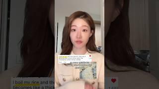 Rice mask recipe by Korean mom (pt.2) DONT boil it!!...#shorts