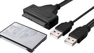 ПЕРЕХОДНИК SATA USB. КАБЕЛЬ АДАПТЕР ДЛЯ SSD ДИСКА