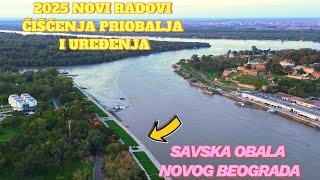 Beograd novo mesto izmeštenih splavova na Ušće Savska obala radovi tek slede na čišćenju