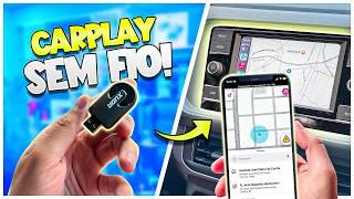 ADAPTADOR que transforma o CARPLAY e ANDROID AUTO em SEM FIO!