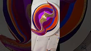 Fluid Art Freestyle! #pourpainting #acrylicpouringtechniques #abstractart