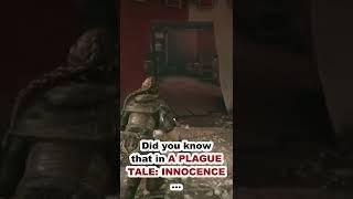 Did you know that in A PLAGUE TALE: INNOCENCE...