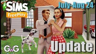 The Sims Freeplay- 100TH UPDATE ⭐ Mid-Century Memories Update Events & Prizes [July-Aug 24]