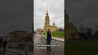 Saint Petersburg- Peter and Paul Fortress and the church 세인피터스버그 러시아 