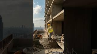  Building construction work pt3  #crane #construction #building