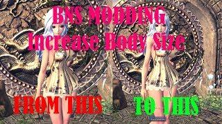 Bns Modding - Increase body size