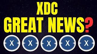 GREAT NEWS FOR XDC!? I LIKE THIS! | XDC Network XDC Price Prediction