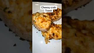 Cheesy crab toast
