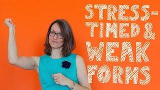 Mini English lessons : Stress timed and weak forms