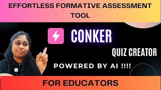 Conker- AI Powered Quiz tool for Educators |Explained in Malayalam