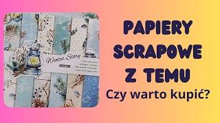 Czy warto kupić papiery scrapowe na TEMU?