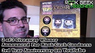 2nd of 3 Giveaway Winner Announced for Rook Geek Goodness 3rd Year Annviesary