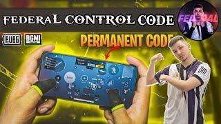 FederaL Control code & Sensitivity code 4 finger claw PUBG+BGMI (2023)