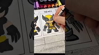 Drawing Wolverine30 sec, 3 min, 30 minChallenge