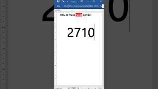 Pencil Symbol code in MS word  #msword #mswordtricks