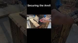 Mounting anvil on the anvil stand by insetting it #shorts #anvilstand #anvil